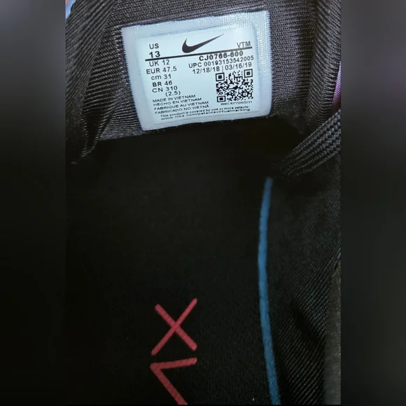 Nike Air Max 720 Mens Sneakers Size 13 Hyper Grape Black Hyper Pink CJ0766-600 - Picture 11 of 11